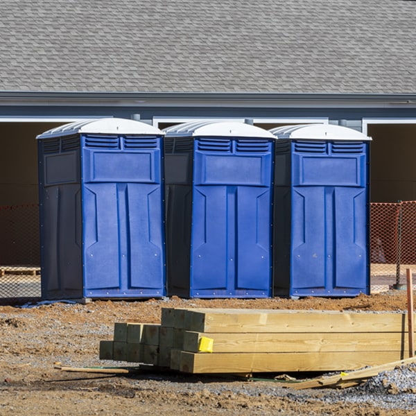 is there a specific order in which to place multiple porta potties in Lake Arthur NM